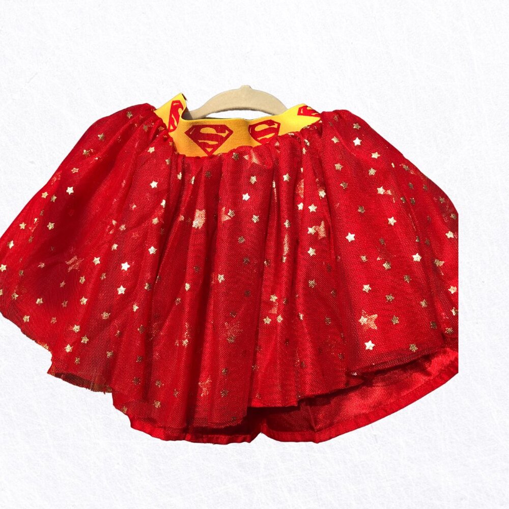 Toddler Girls 3T US Hanna Andersson Red Layered Tulle Skirt Party Costume